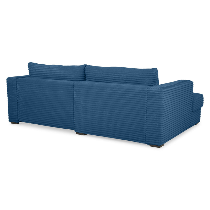 ERDING Colțar extensibil, șezlong stânga/dreapta, ladă depozitare inclusă, stofă