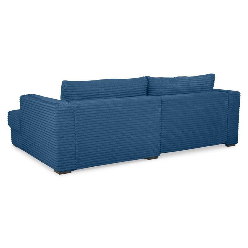 ERDING Colțar extensibil, șezlong stânga/dreapta, ladă depozitare inclusă, stofă