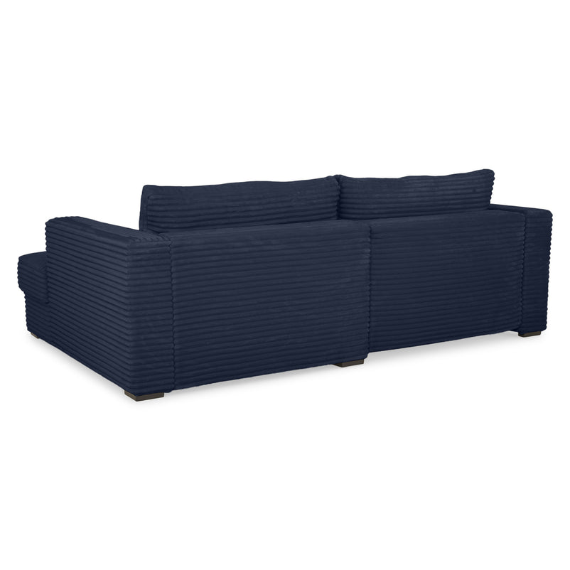 ERDING Colțar extensibil, șezlong stânga/dreapta, ladă depozitare inclusă, stofă