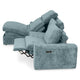 NEW JERSEY Colțar cu șezlong electric stânga/dreapta, 1 recliner electric, mecanism tetieră, USB, stofă