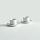 BARISTA CAPPUCCINO Set 2 cești cu farfurioară, poțelan, 160ml