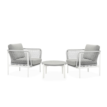 CETUS Set mobilier terasă/grădină, 2 scaune și măsuță