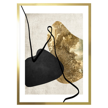 GOLD SHAPE II Tablou