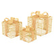 RIBBON Set 3 decorațiuni luminoase, 90 microleduri