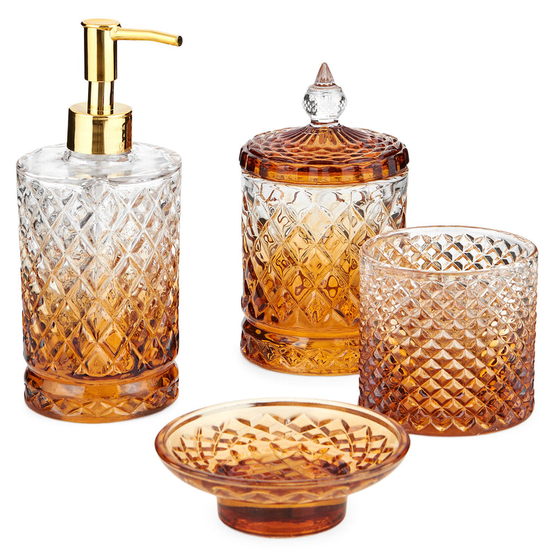 AMBER Set 4 accesorii baie