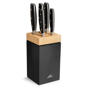 JANUS Set 5 cuțite și suport de la Mobexpert