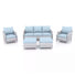 DERBY Set mobilier terasă/grădină, 2 fotolii, 2 taburete, canapea