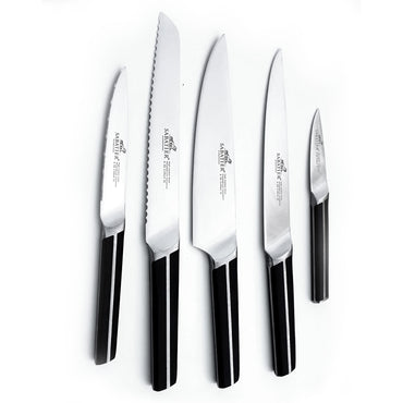 CHIRON Set 5 cuțite și suport