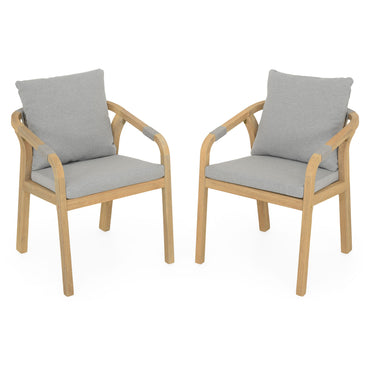 ASHEN Set mobilier terasă/grădină, 2 scaune