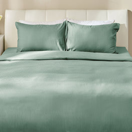 SATIN STRIPE Set așternut 4 piese, 200x220cm