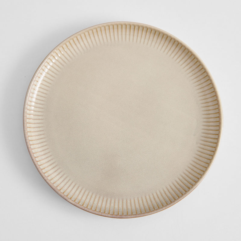 STRIPE Farfurie fel principal, ceramică, D.26cm