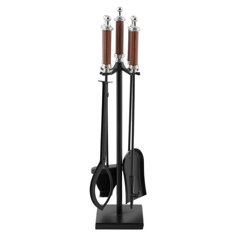 LUTHER Set suport și 4 accesorii șemineu