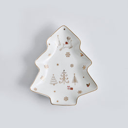 SAVOY Platou servire, porțelan, L.19cm