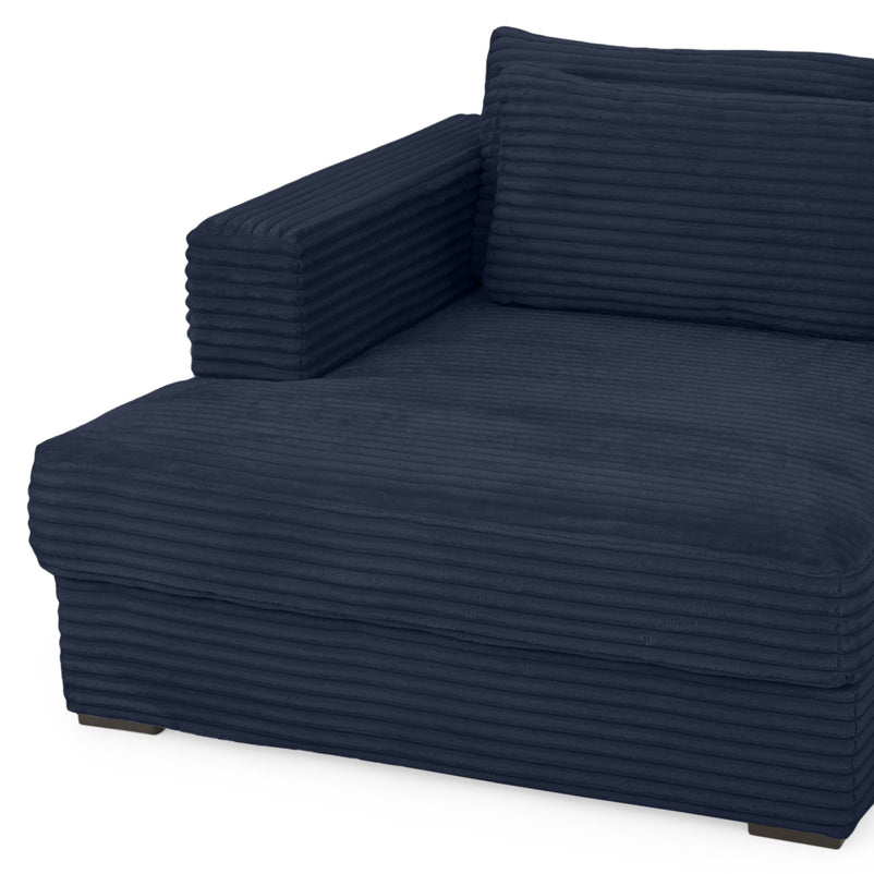 ERDING Colțar extensibil, șezlong stânga/dreapta, ladă depozitare inclusă, stofă