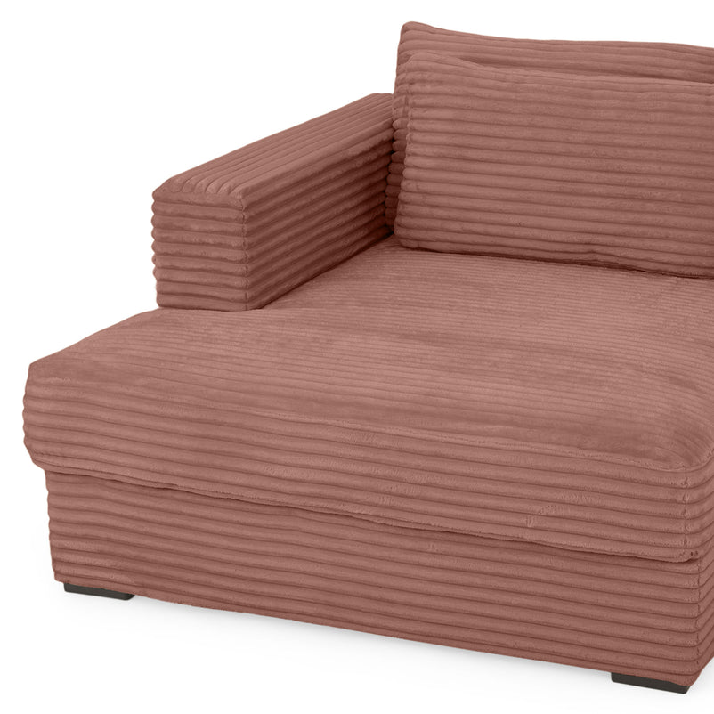 ERDING Colțar extensibil, șezlong stânga/dreapta, ladă depozitare inclusă, stofă