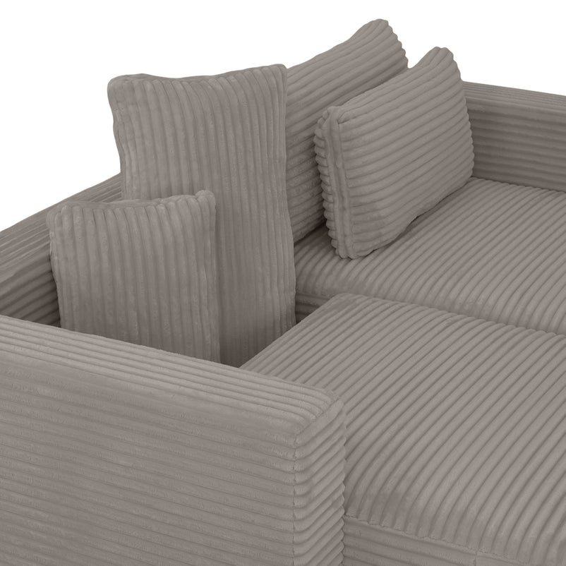 ERDING Colțar extensibil, șezlong stânga/dreapta, ladă depozitare inclusă, stofă