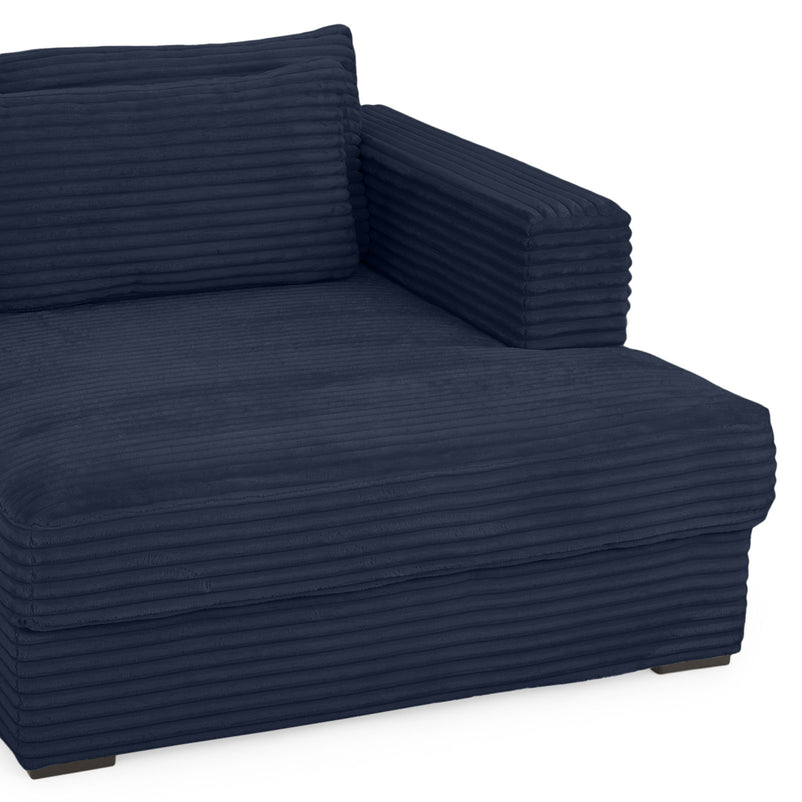 ERDING Colțar extensibil, șezlong stânga/dreapta, ladă depozitare inclusă, stofă