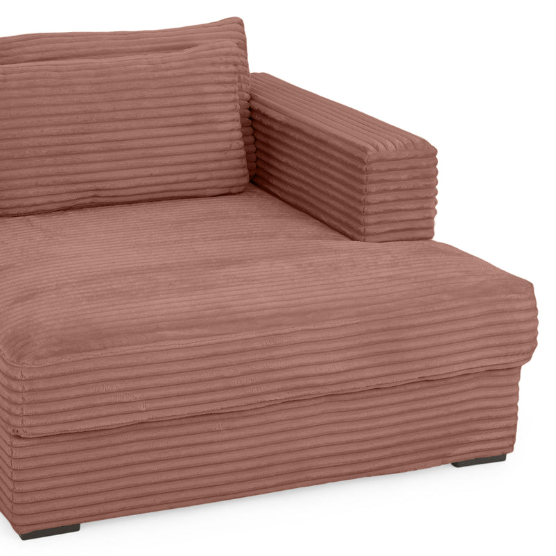 ERDING Colțar extensibil, șezlong stânga/dreapta, ladă depozitare inclusă, stofă