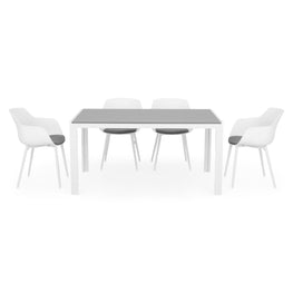 ENCORE/PACO Set mobilier terasă/grădină, 4 scaune și masă