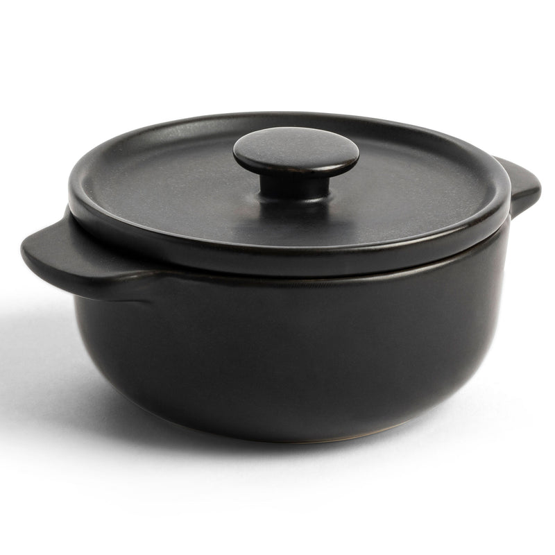 KITCHEN AID Oală cu capac, ceramică, D.10cm