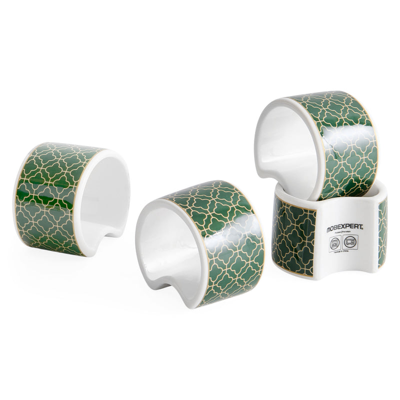 WINDSOR Set 4 inele servetele, porțelan