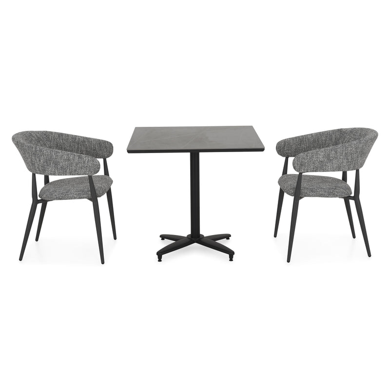 CLEO/NEXUS Set mobilier terasă/grădină, 2 scaune și masă