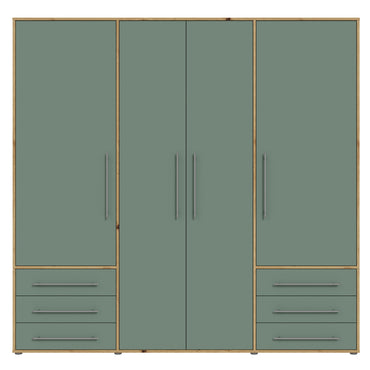 NATE Dulap 4 uși, 6 sertare