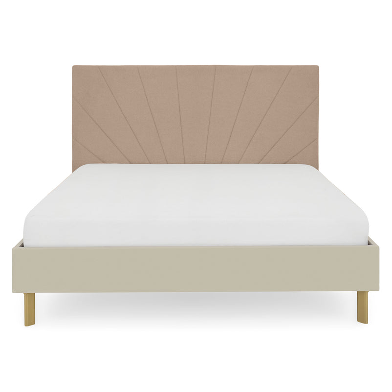 RING Pat cu tăblie tapițată 160x200cm, somieră inclusă