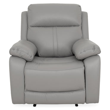 HUDSON Fotoliu, recliner manual, piele naturală