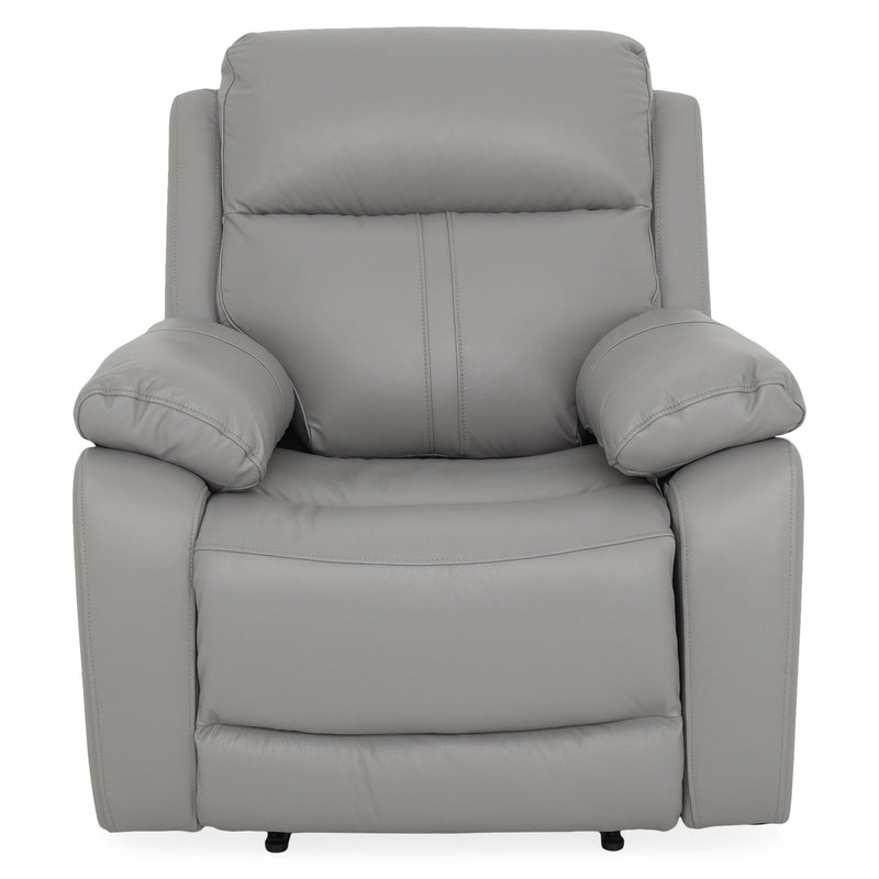 HUDSON Fotoliu, recliner manual, piele naturală