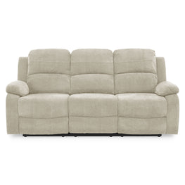 ALMATY Canapea 3 locuri, 2 reclinere electrice, stofă