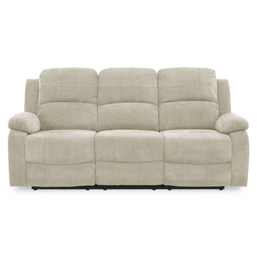 ALMATY Canapea 3 locuri, 2 reclinere electrice, stofă