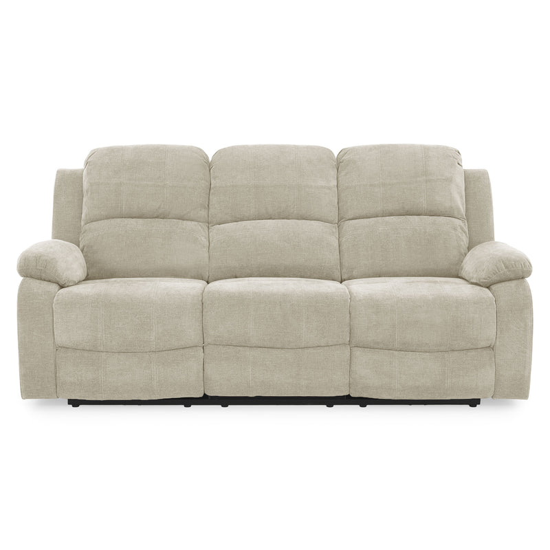 ALMATY Canapea 3 locuri, 2 reclinere electrice, stofă