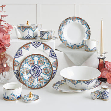 AYLA Set veselă, porțelan, 37 piese