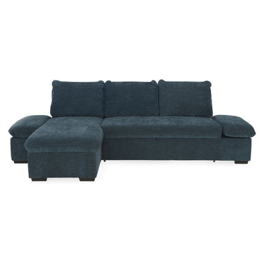 BEGNA Colțar extensibil, șezlong interschimbabil, ladă depozitare, stofă