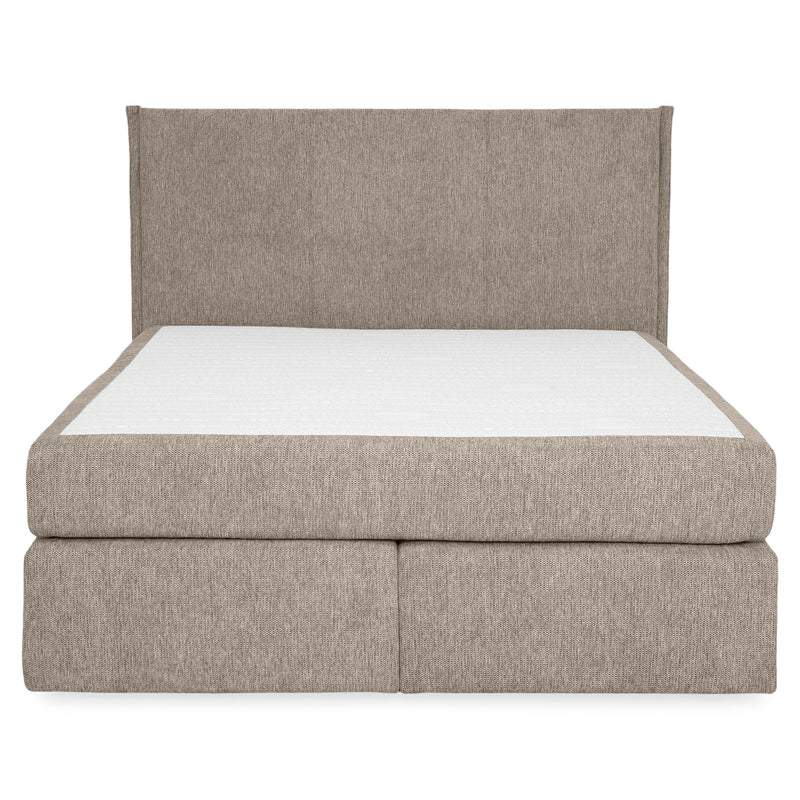CARLINI Pat tapițat boxspring, 160x200cm, saltea inclusă