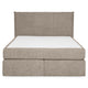 CARLINI Pat tapițat boxspring, 160x200cm, saltea inclusă