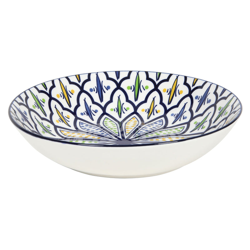 FLOWER Farfurie supă, ceramică, D.20 cm