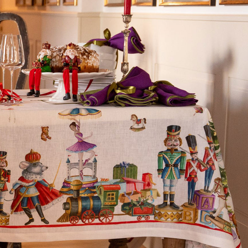 SCHIACCIANOCI Față de masă, 170x270cm