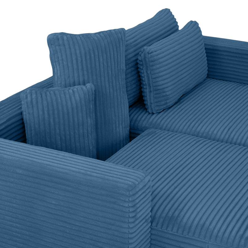 ERDING Colțar extensibil, șezlong stânga/dreapta, ladă depozitare inclusă, stofă