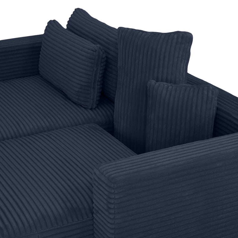 ERDING Colțar extensibil, șezlong stânga/dreapta, ladă depozitare inclusă, stofă