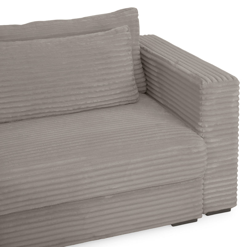 ERDING Colțar extensibil, șezlong stânga/dreapta, ladă depozitare inclusă, stofă