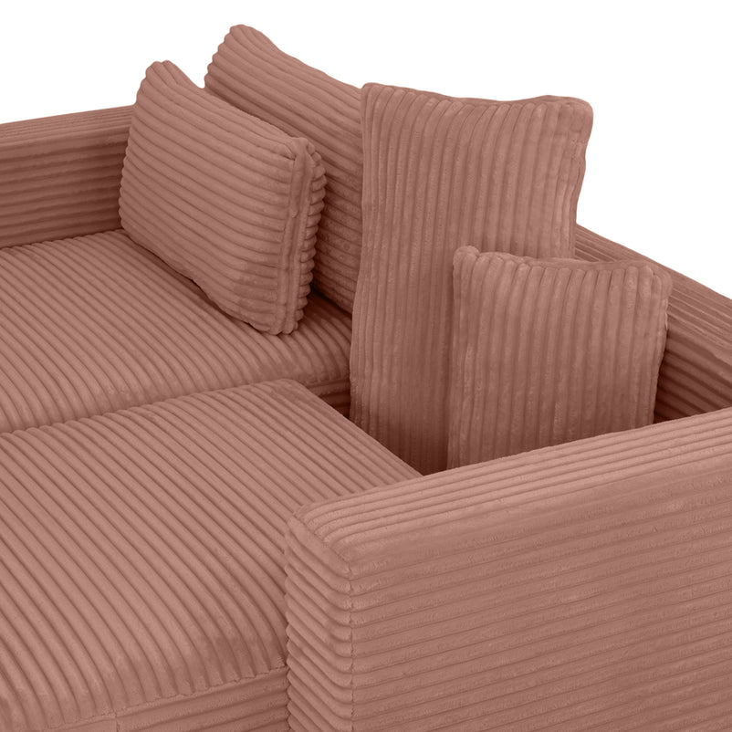 ERDING Colțar extensibil, șezlong stânga/dreapta, ladă depozitare inclusă, stofă