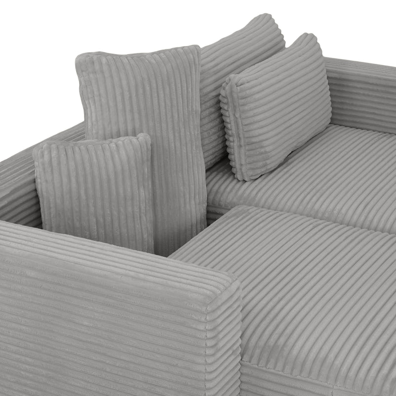 ERDING Colțar extensibil, șezlong stânga/dreapta, ladă depozitare inclusă, stofă