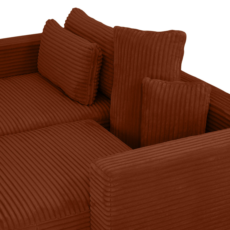 ERDING Colțar extensibil, șezlong stânga/dreapta, ladă depozitare inclusă, stofă