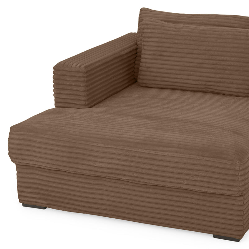 ERDING Colțar extensibil, șezlong stânga/dreapta, ladă depozitare inclusă, stofă