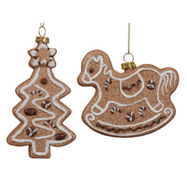 GINGERBREAD Set 2 decorațiuni brad