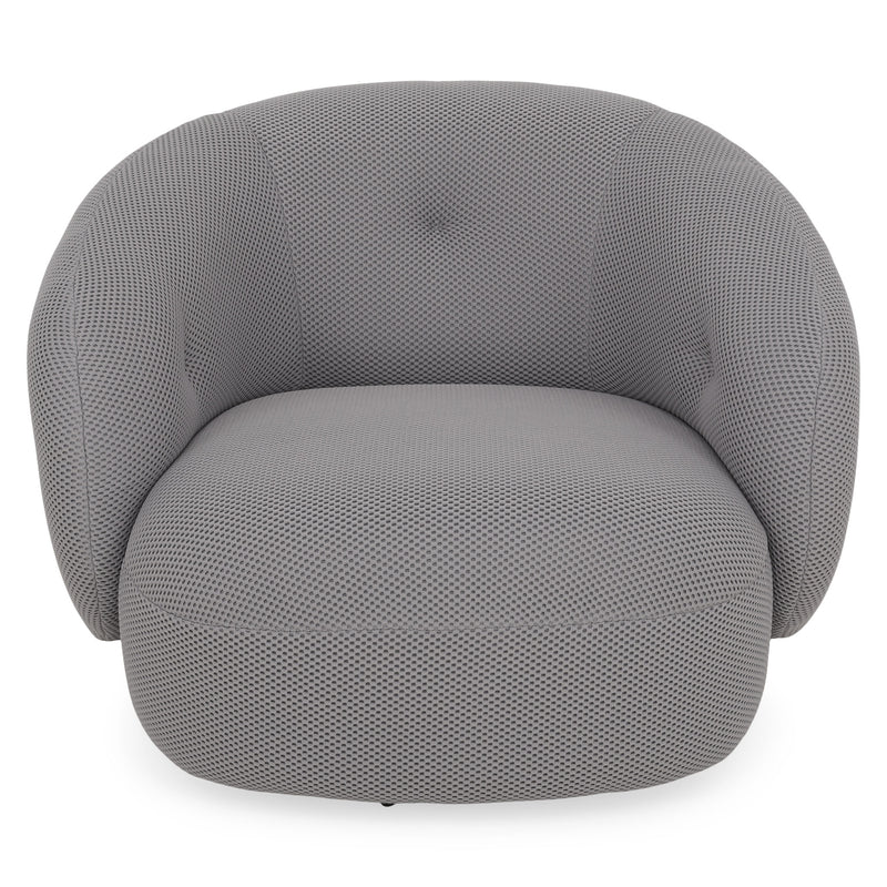 BARTOW Fotoliu rotativ, stofă