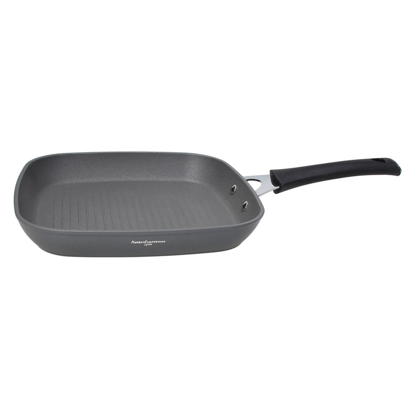 LUXURY Tigaie grill, aluminiu, L.28cm