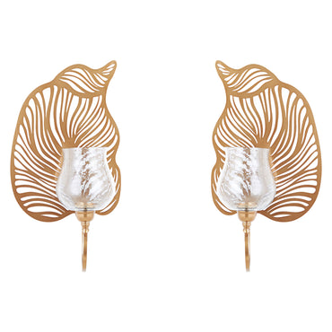 VERONA Set 2 suporturi lumânare de perete